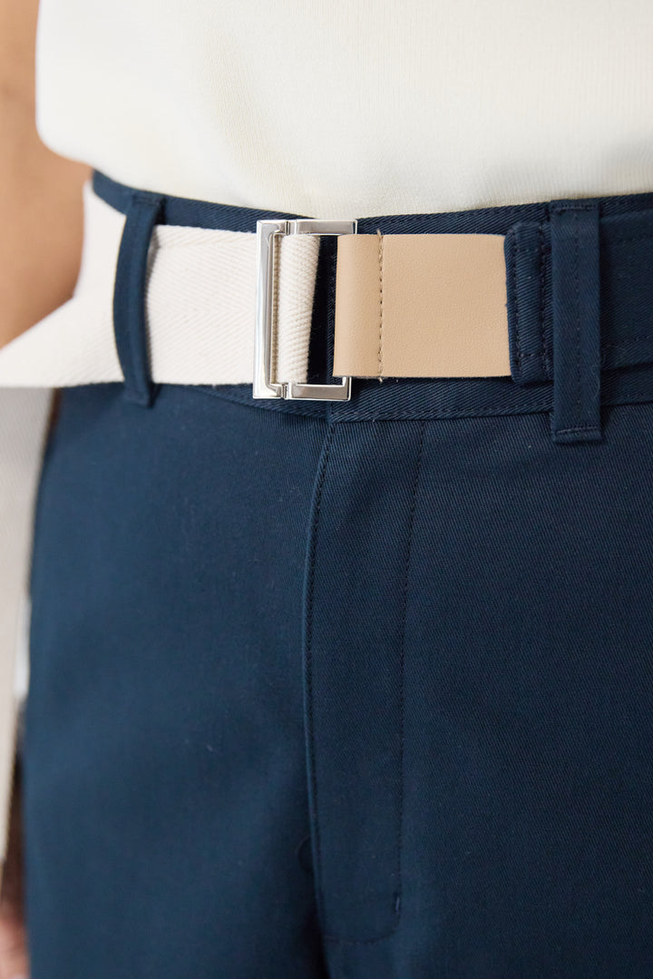 デニムライク・ドロストワイドジョガー