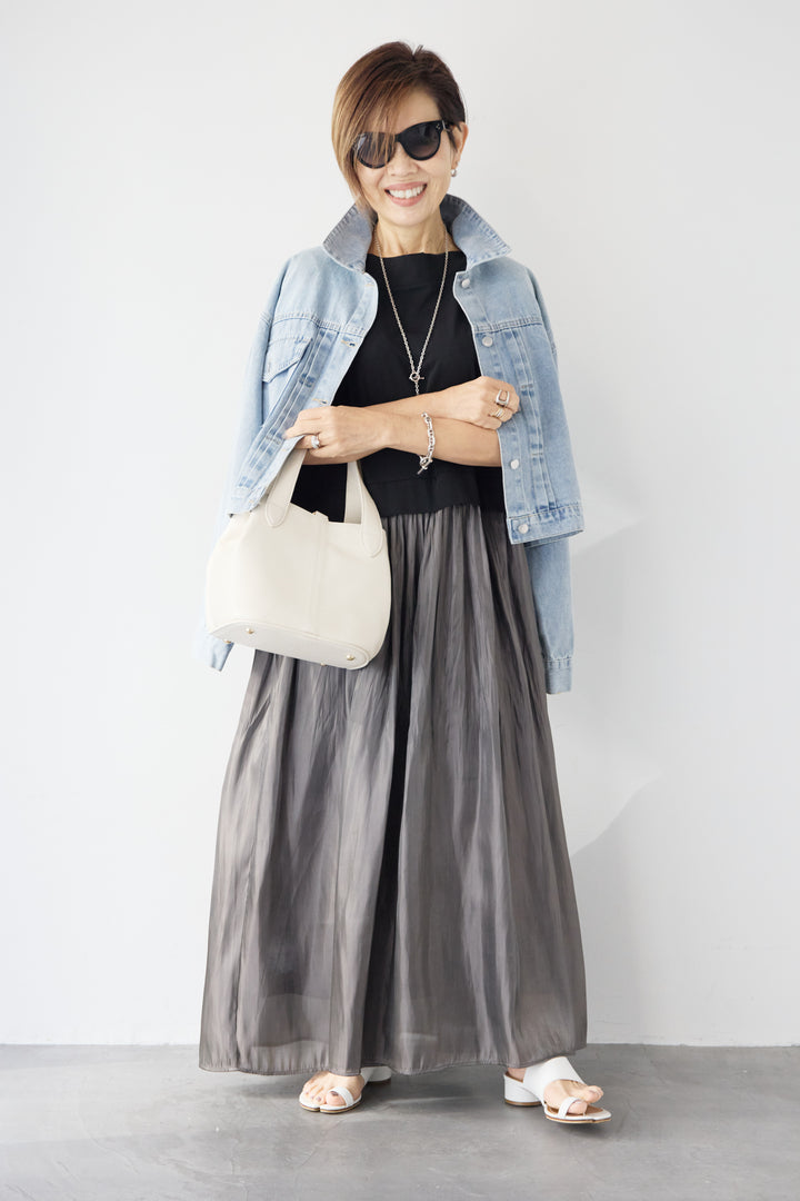 ショートデニムジャケット