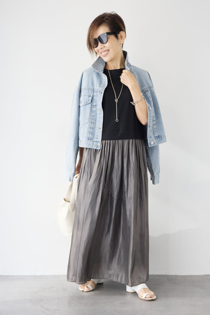 ショートデニムジャケット