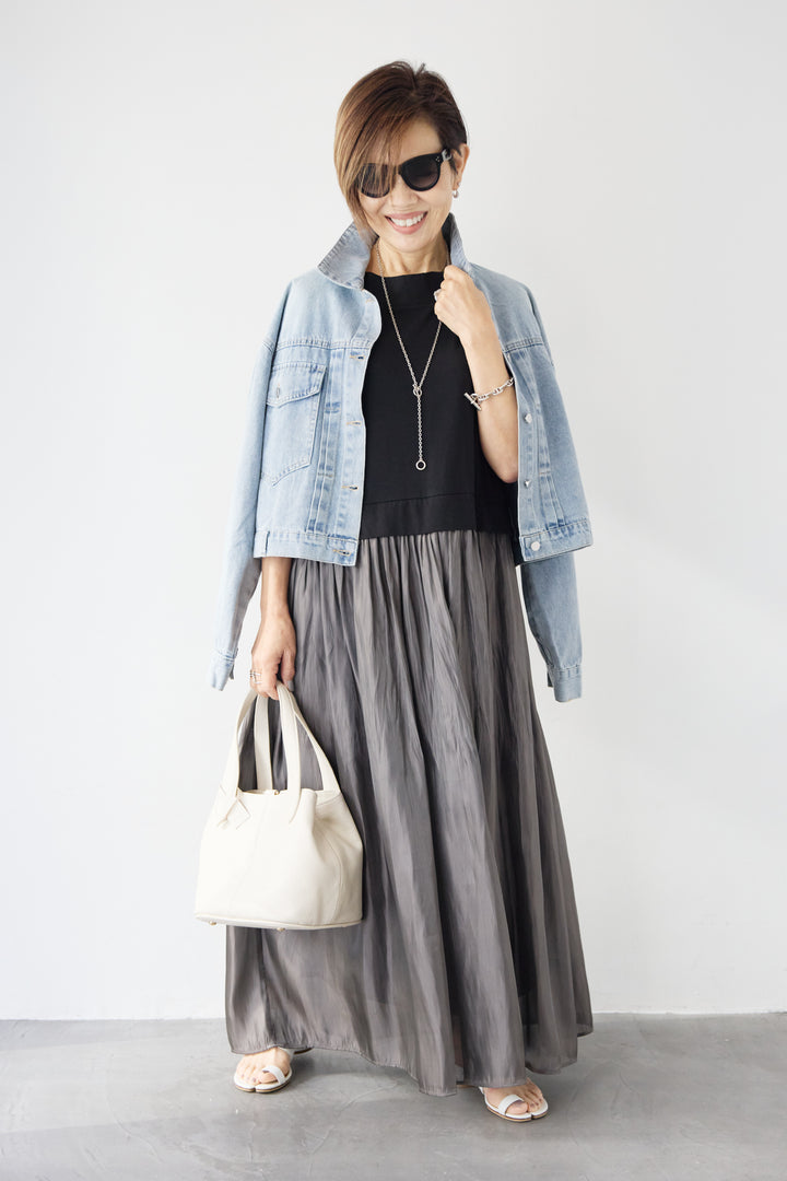 ショートデニムジャケット