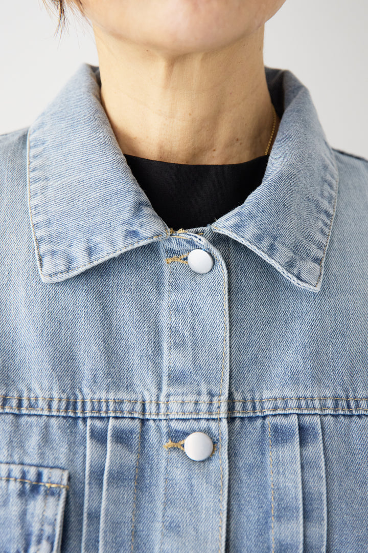 ショートデニムジャケット