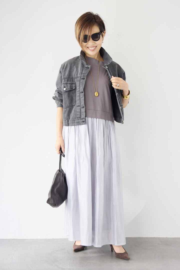 ショートデニムジャケット