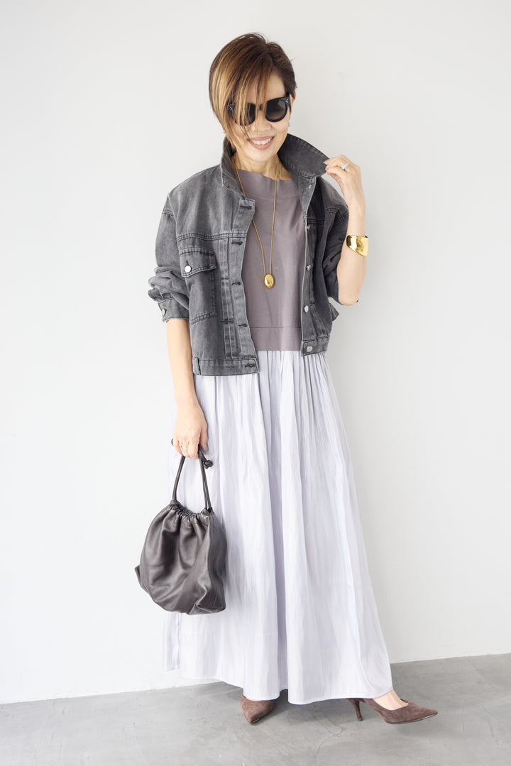 ショートデニムジャケット