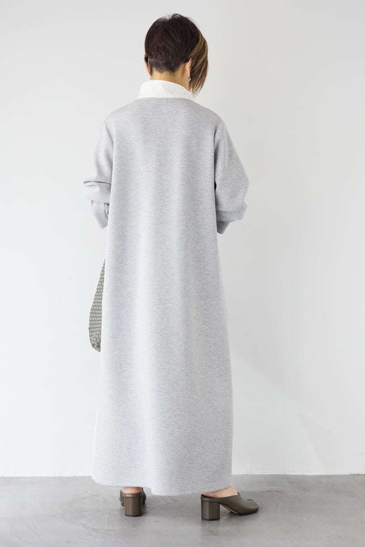 配色シャツカラー ダンボールワンピース