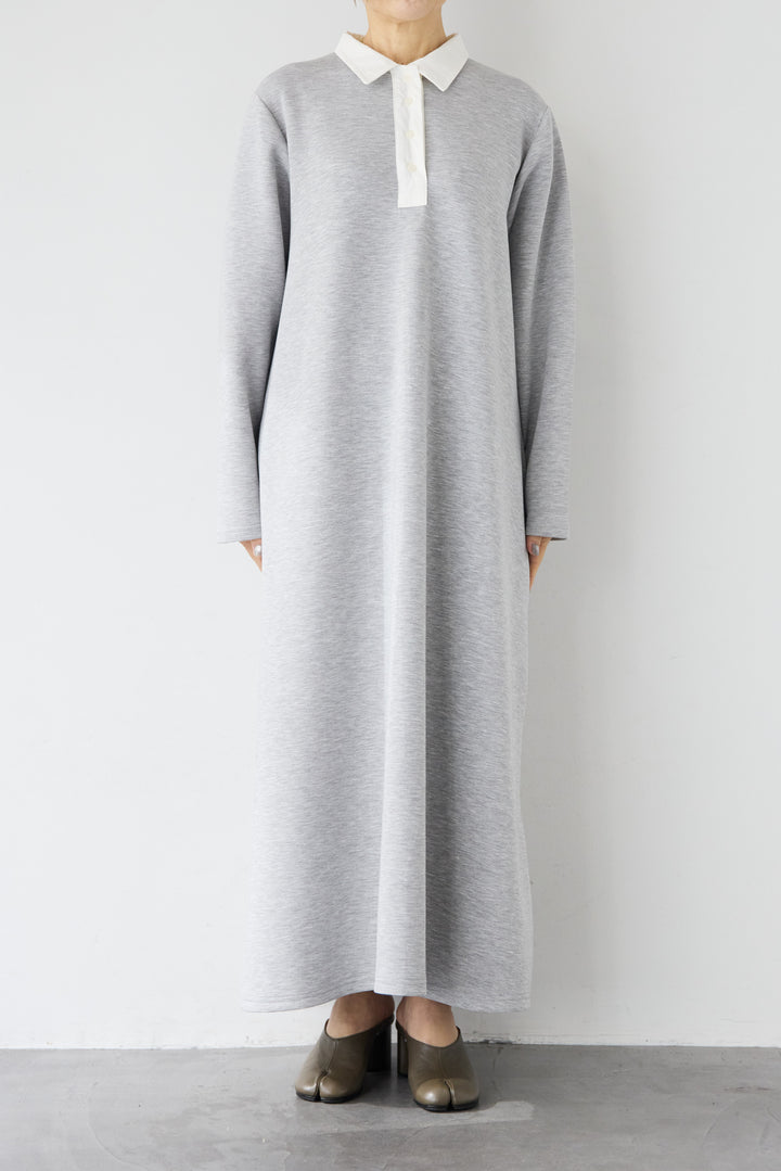 配色シャツカラー ダンボールワンピース