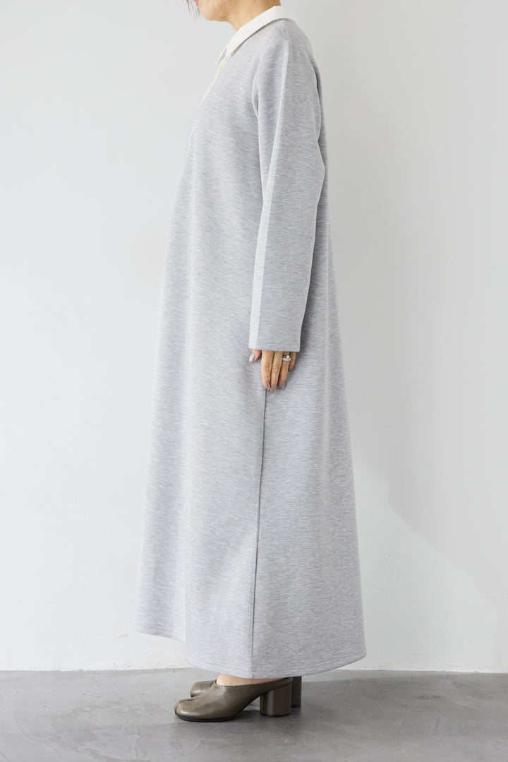 配色シャツカラー ダンボールワンピース