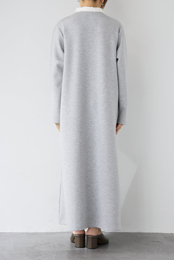 配色シャツカラー ダンボールワンピース