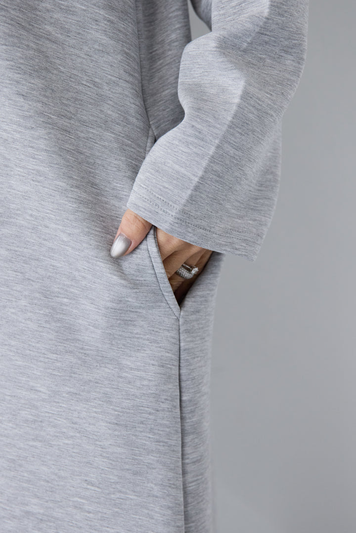 配色シャツカラー ダンボールワンピース