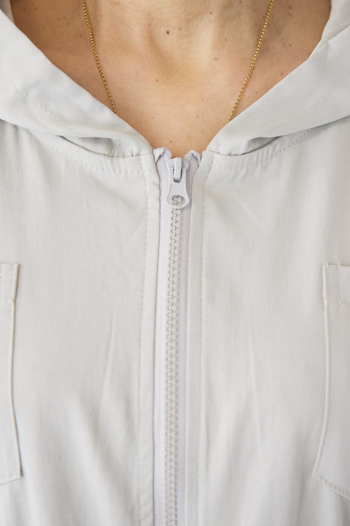 2WAYフーディー プリーツコートワンピース