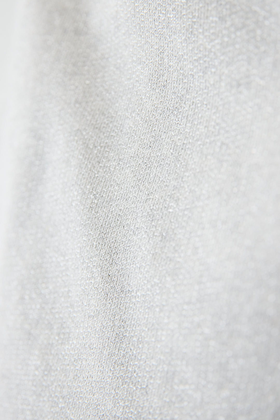 バックジップ裏毛ラメプルオーバー