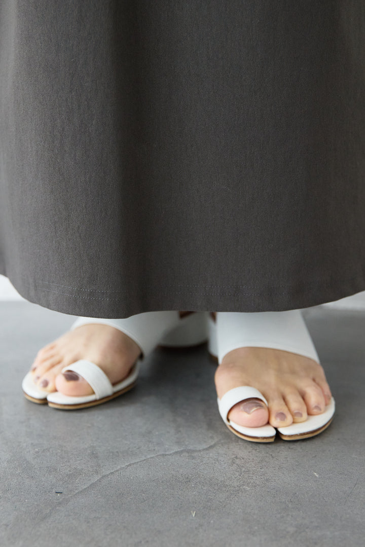 [SET]バックジップ裏毛ラメプルオーバー+トリコットリブ ウエストギャザースカート(2set)