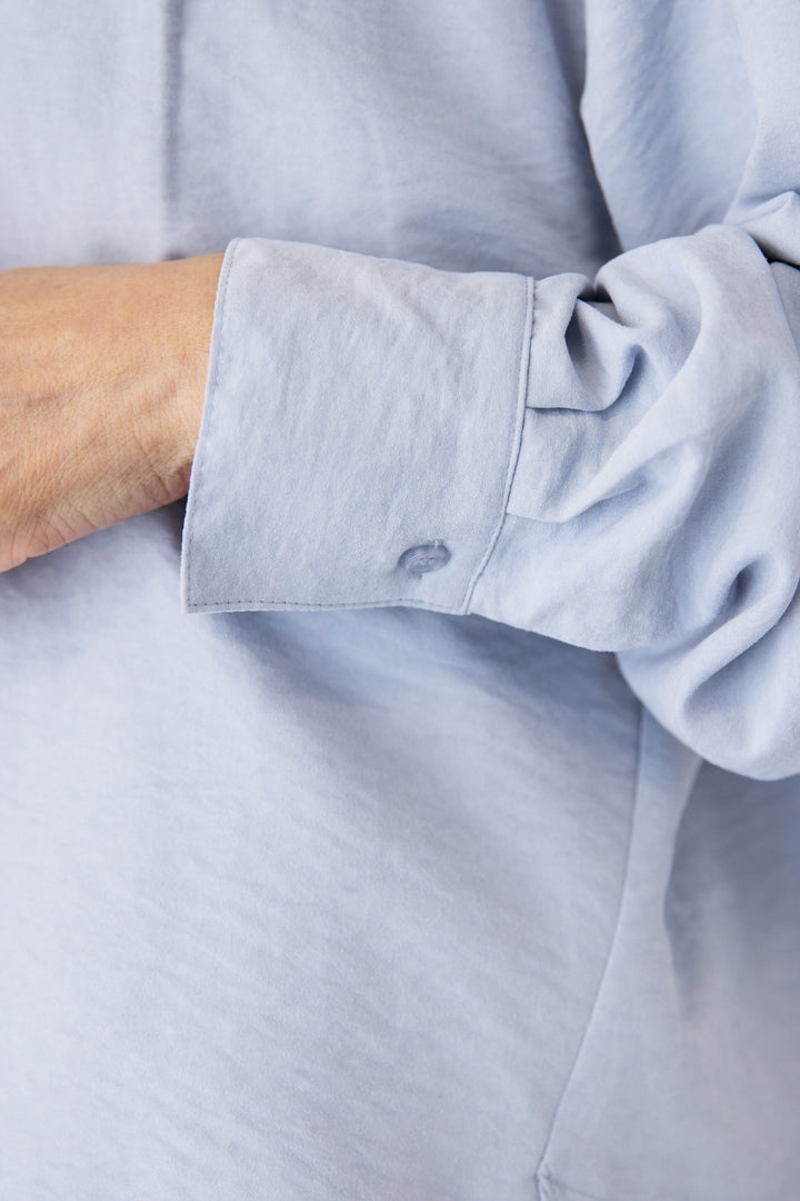 スキッパーブラウス+パンツ セットアップ