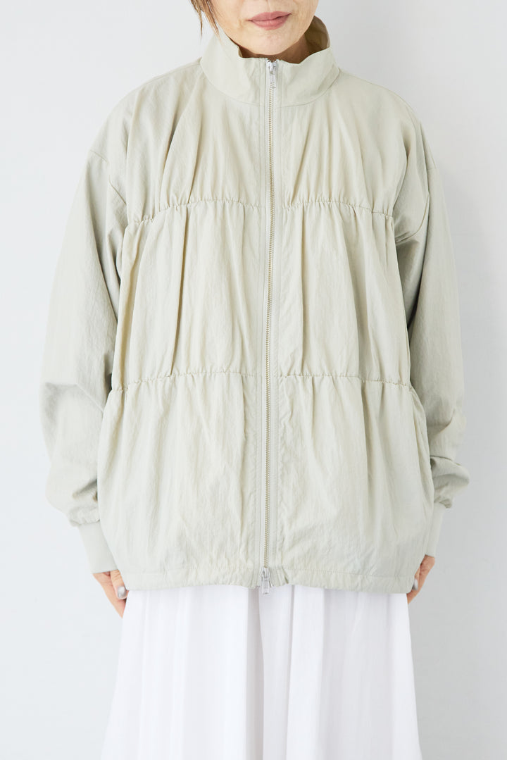 【撥水加工】シャーリングZIPブルゾン