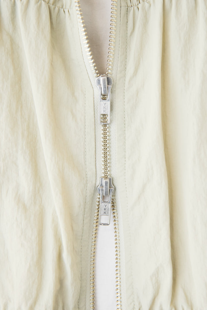 【撥水加工】シャーリングZIPブルゾン