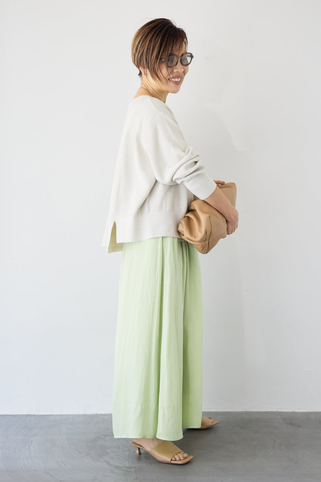 ビンテージサテンスカンツ