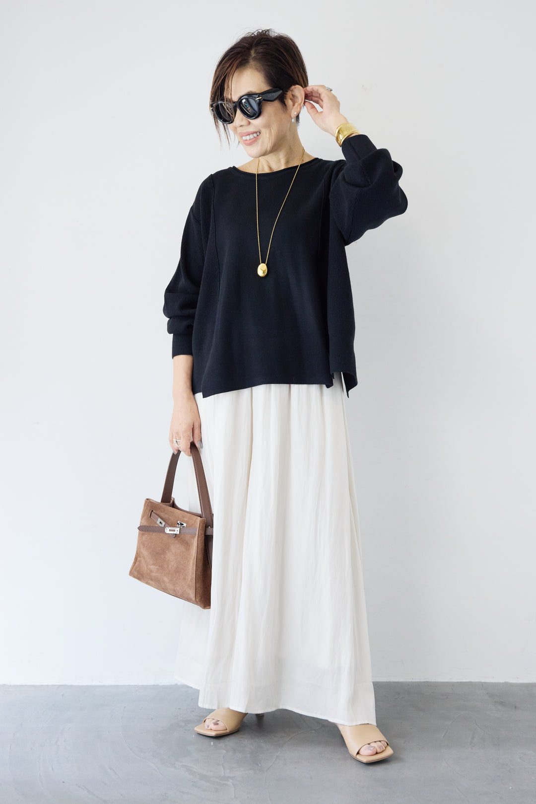 ビンテージサテンスカンツ