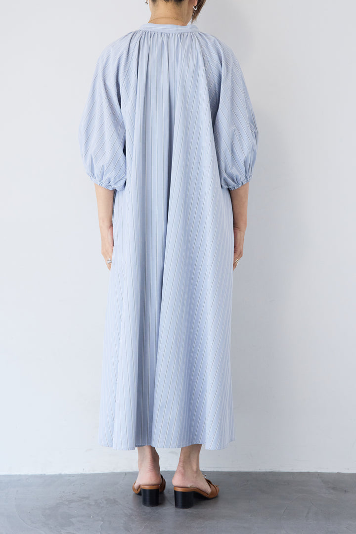 スキッパーストライプワンピース