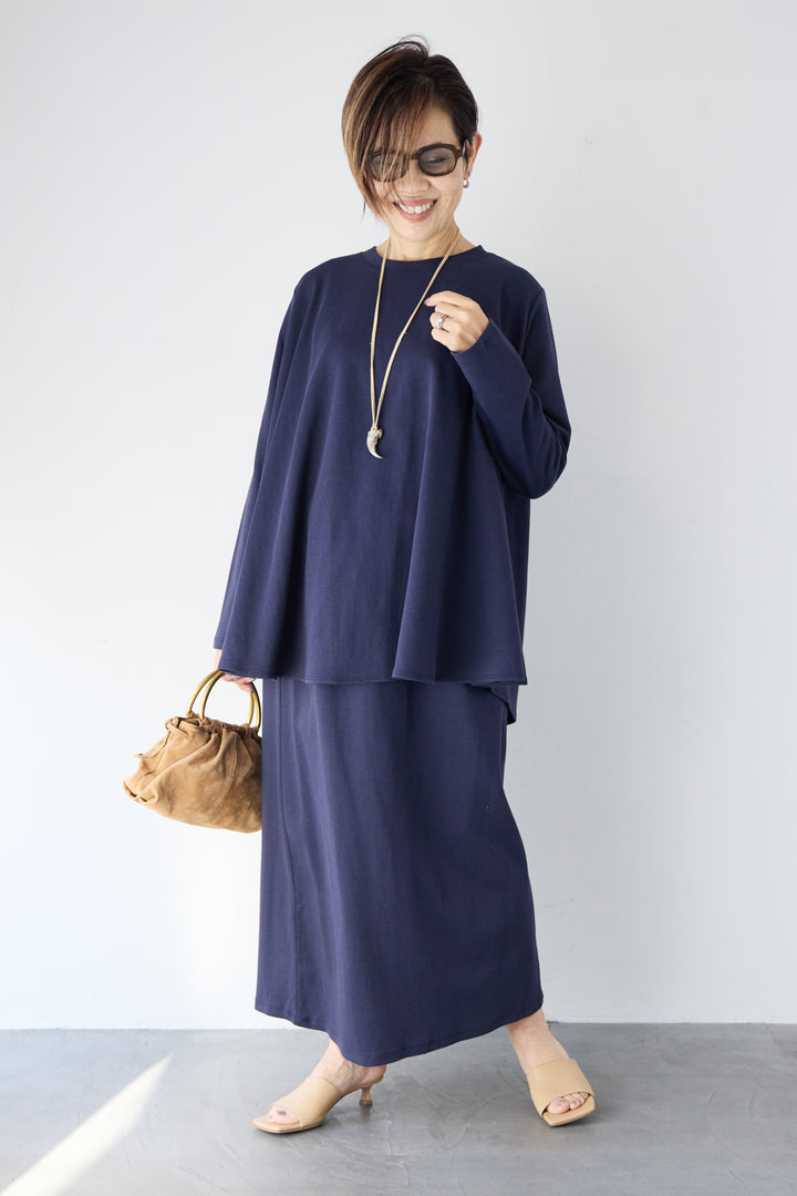 フレアカットプルオーバーセットアップ