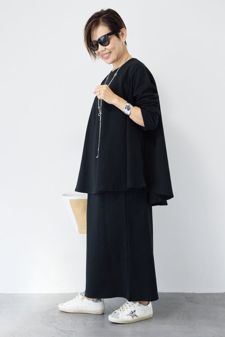 フレアカットプルオーバーセットアップ