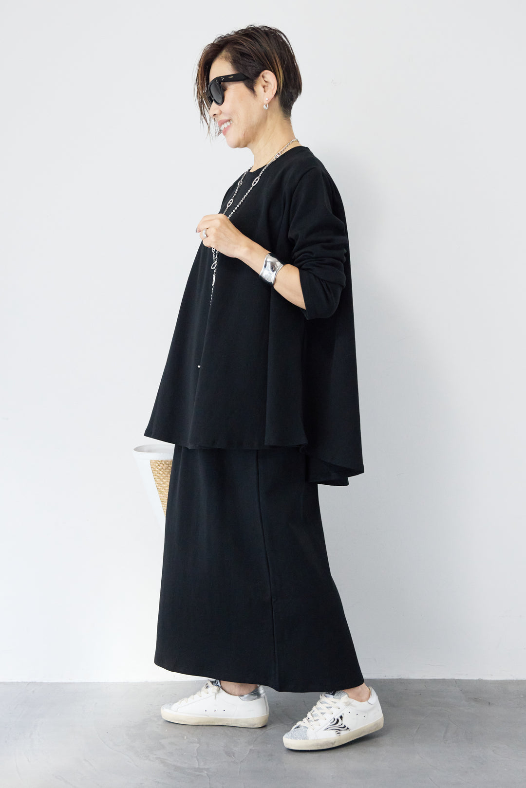 フレアカットプルオーバーセットアップ