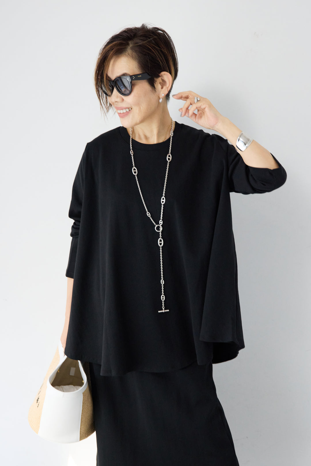 フレアカットプルオーバーセットアップ