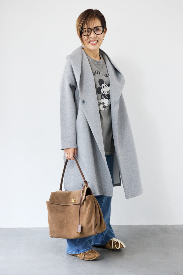 ダンボールフーディーコーディガン