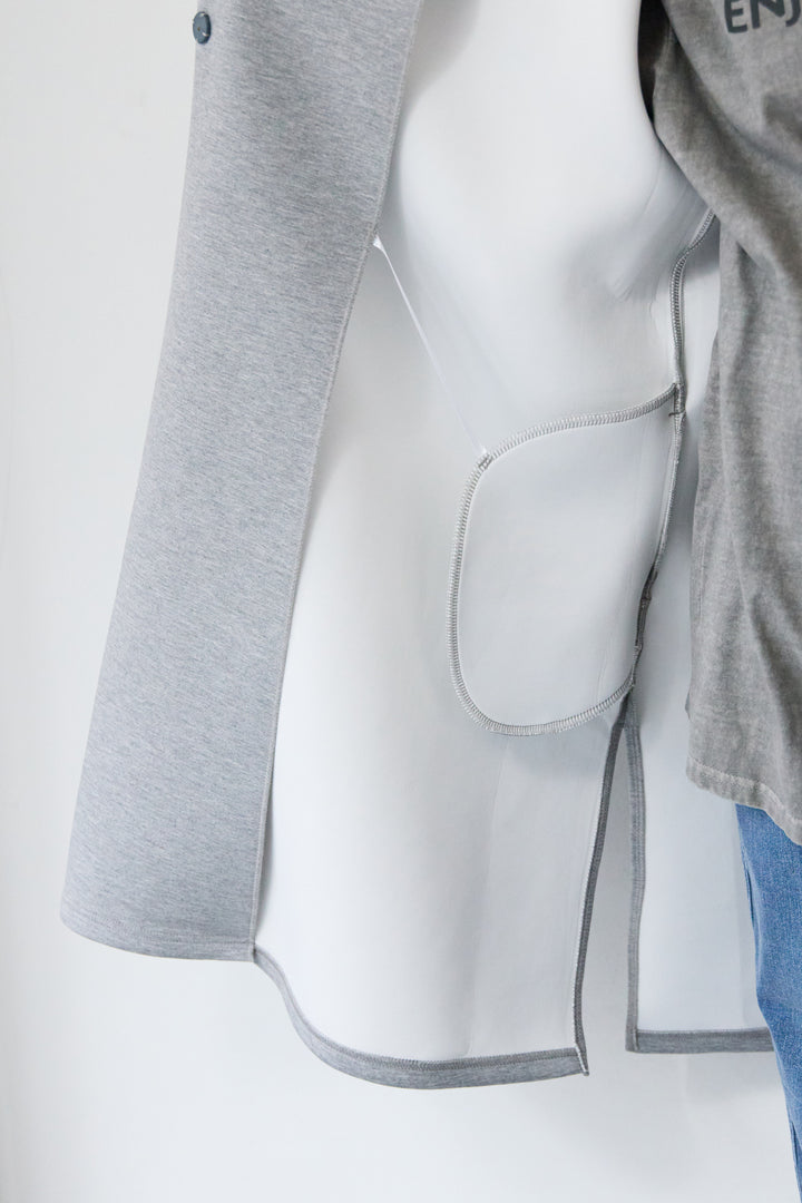 ダンボールフーディーコーディガン