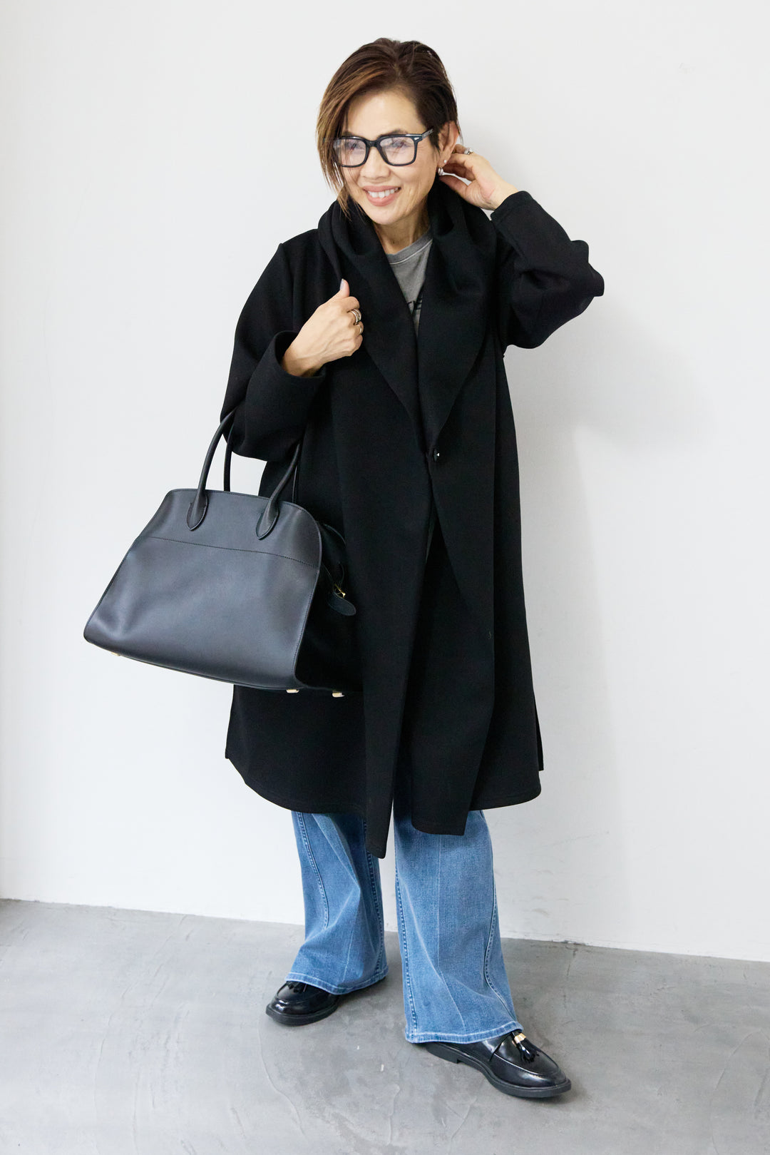 ダンボールフーディーコーディガン