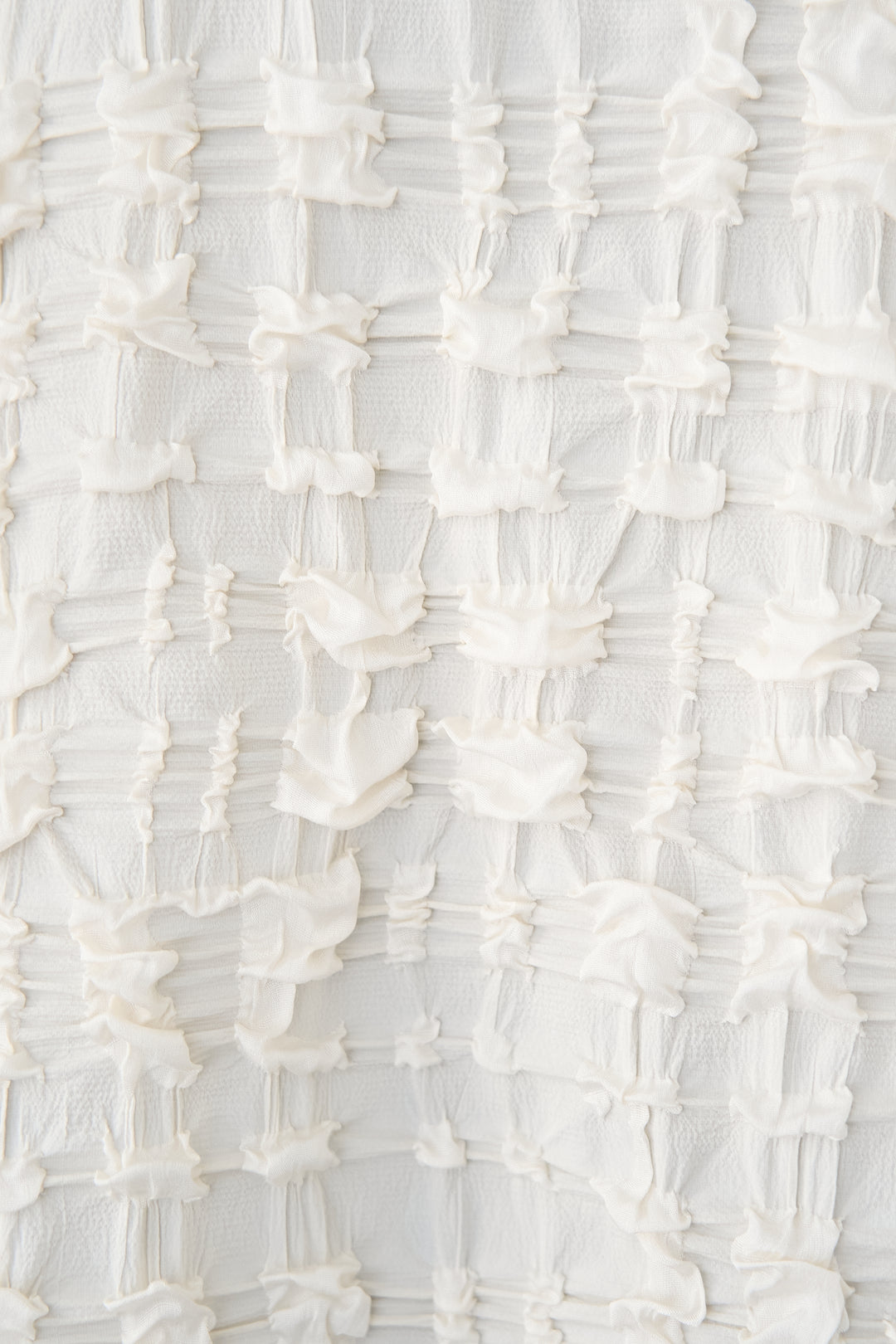 シャーリングジャガード ロングスリーブカットソー