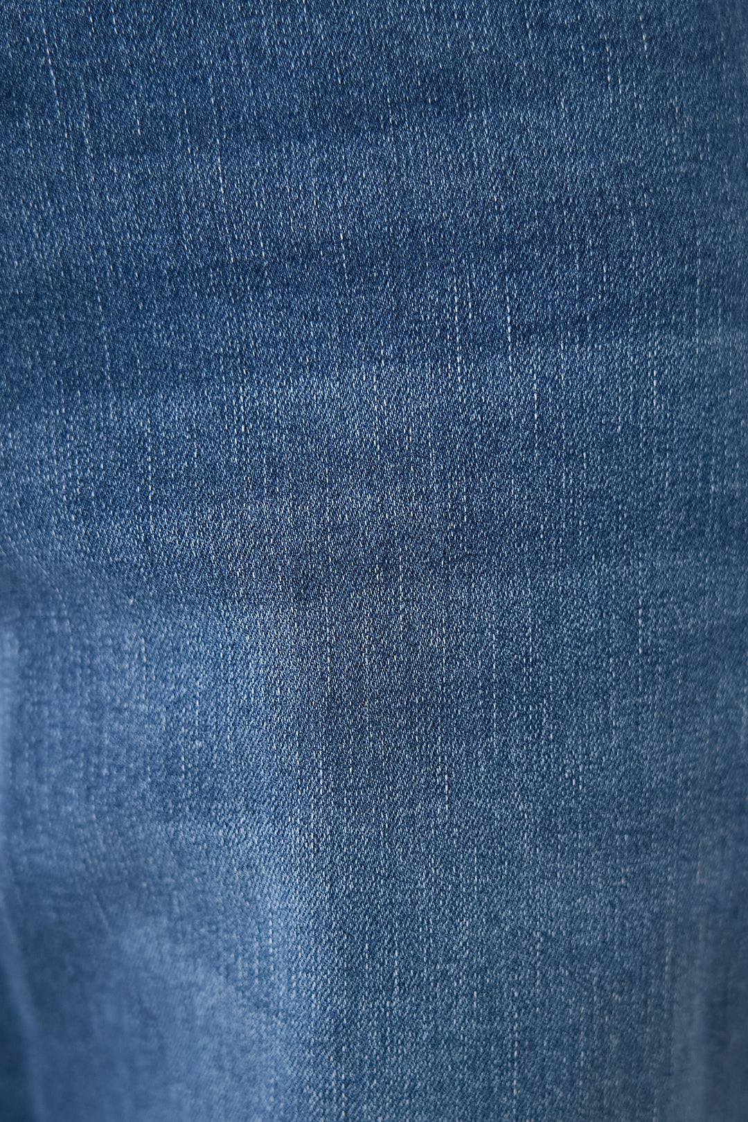 [SET]シャーリングネックボリュームブラウス+セミフレアデニムパンツ(2set)