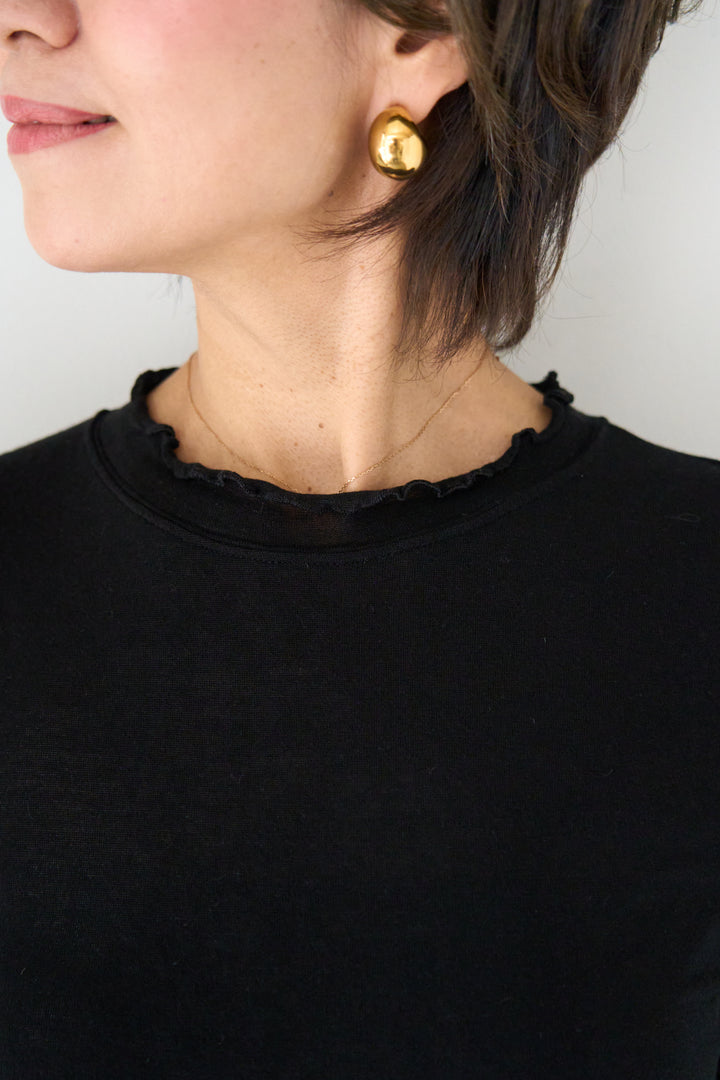 ソフトタッチ レイヤードハイネックカットソー