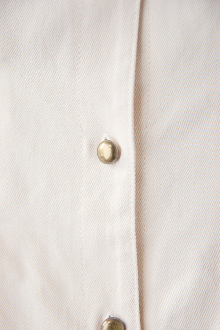 ノースリーブ デニムワンピース