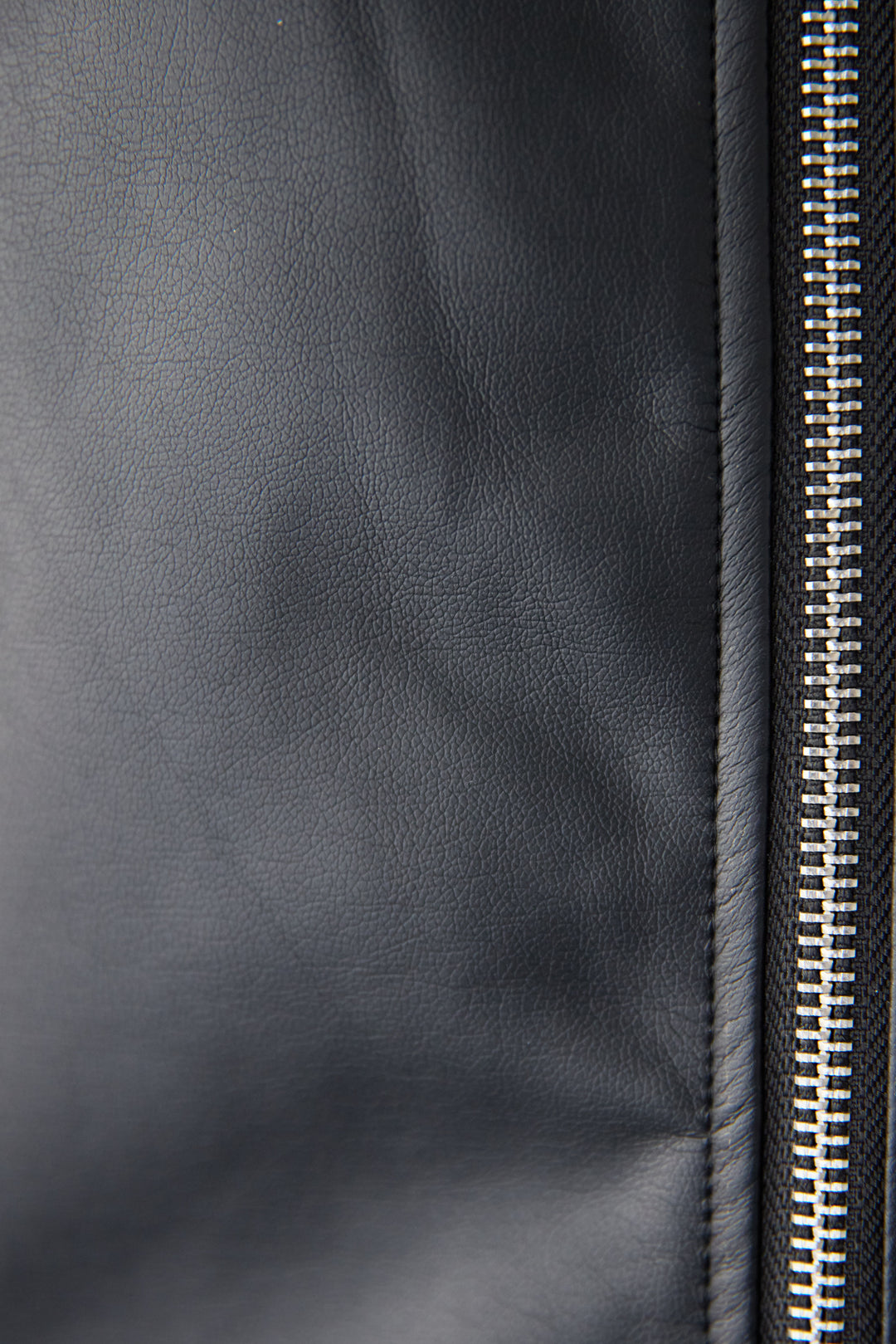 [SET]フェイクレザーノーカラージャケット+スカラップヘム レースシアーブラウス(2set)