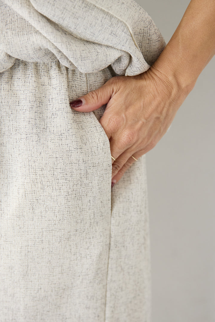 マルチウェイ ラッフルカラーロンパース