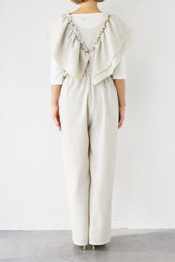 マルチウェイ ラッフルカラーロンパース