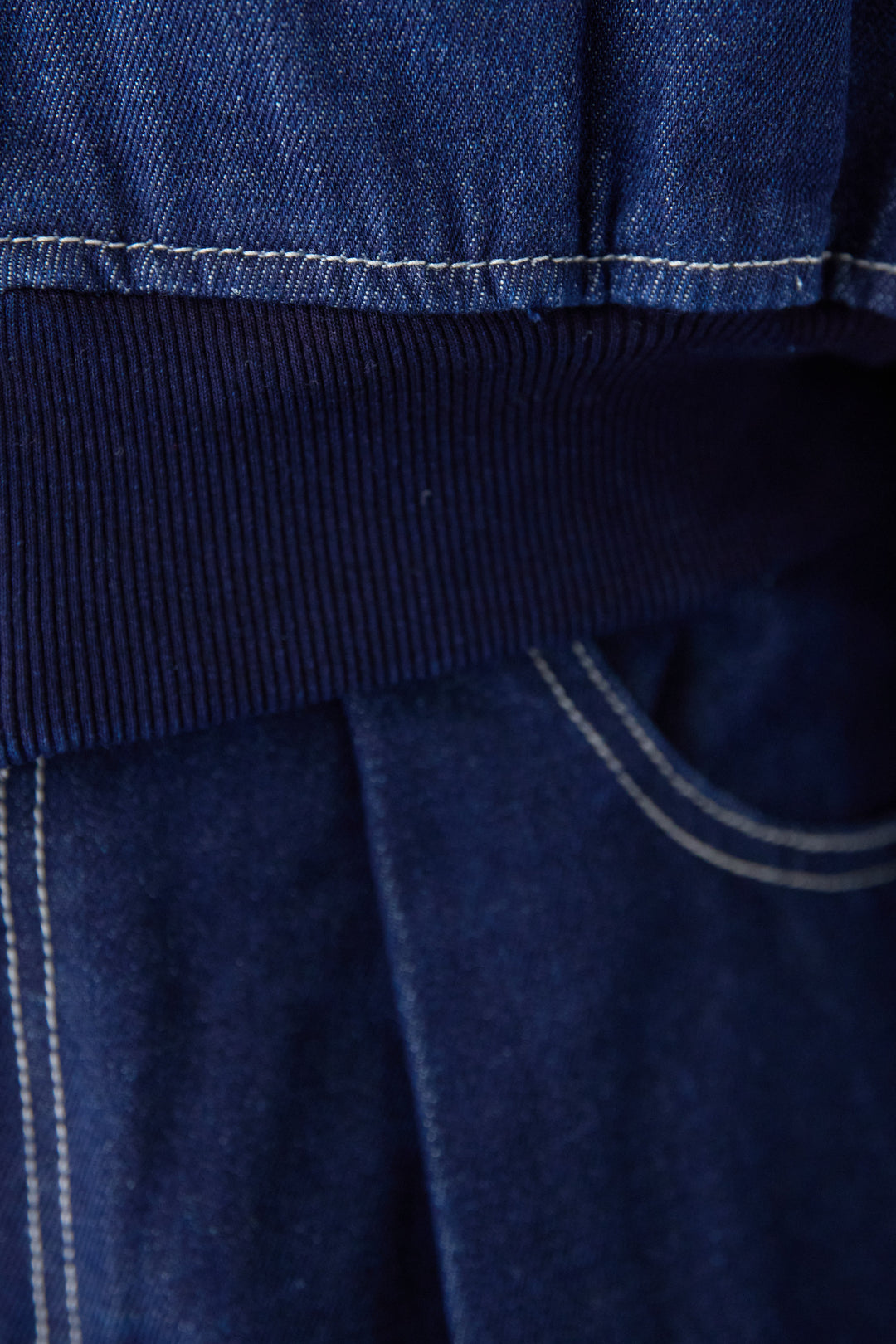 Wジップ デニムパーカーブルゾン