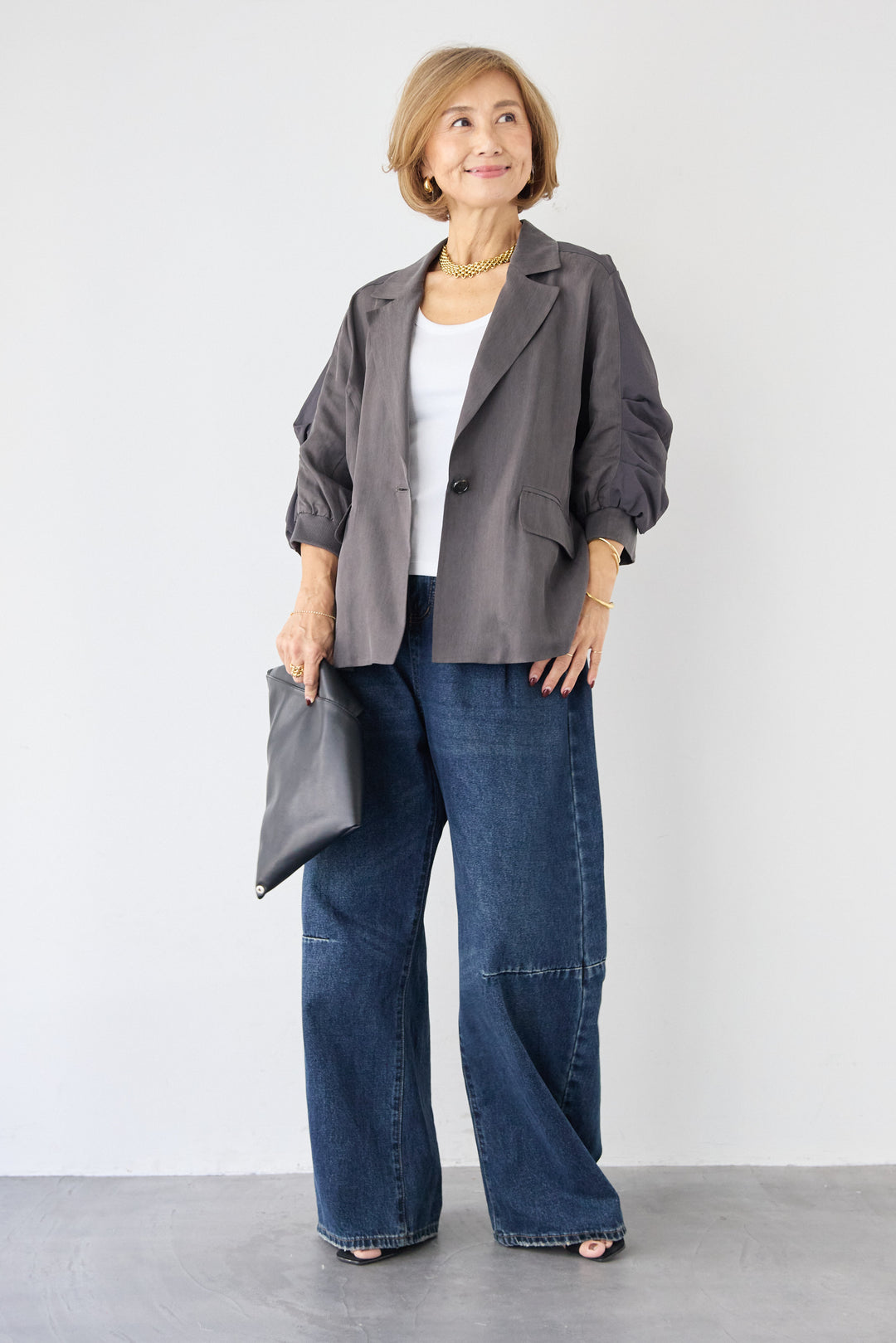 タックスリーブキュプラジャケット