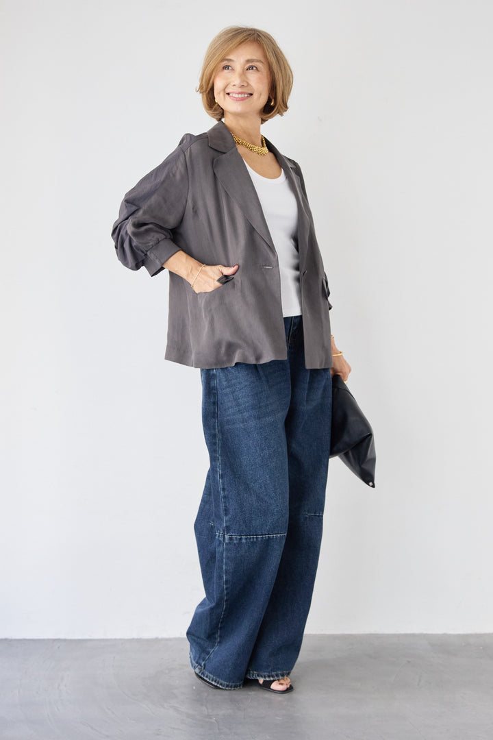 タックスリーブキュプラジャケット