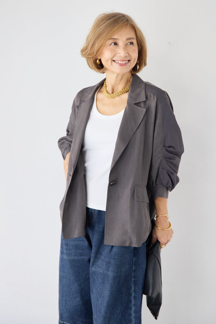 タックスリーブキュプラジャケット