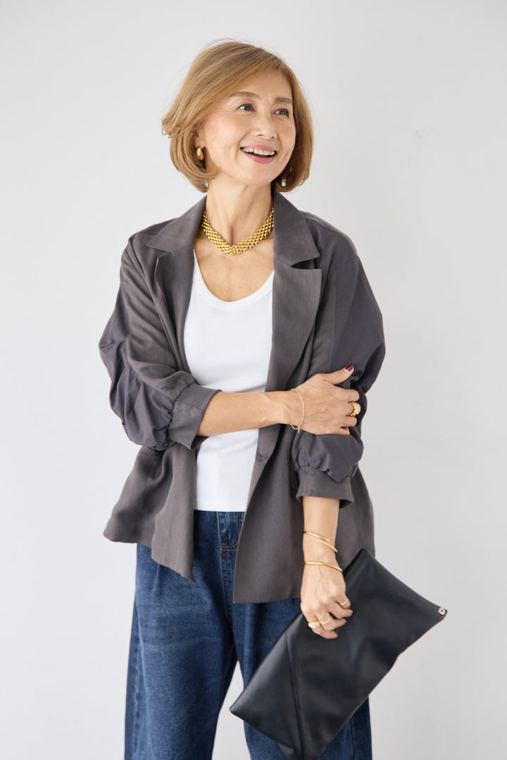 タックスリーブキュプラジャケット