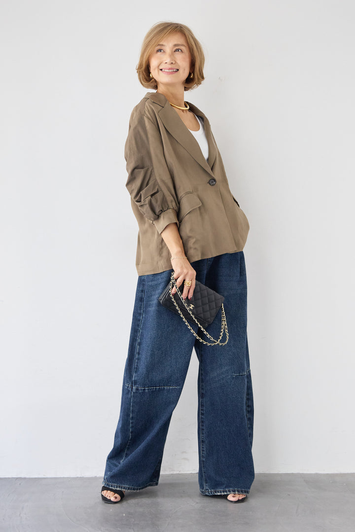 タックスリーブキュプラジャケット