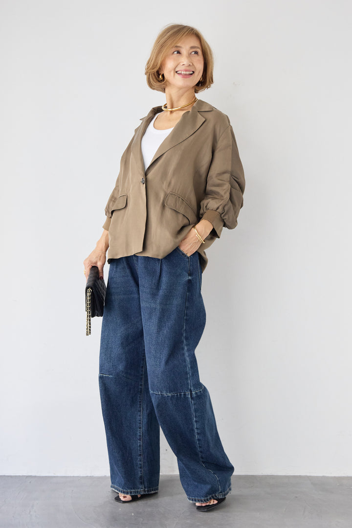 タックスリーブキュプラジャケット