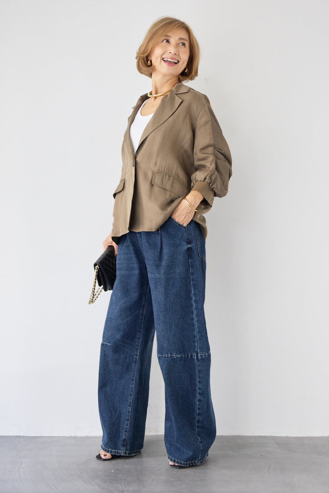 タックスリーブキュプラジャケット