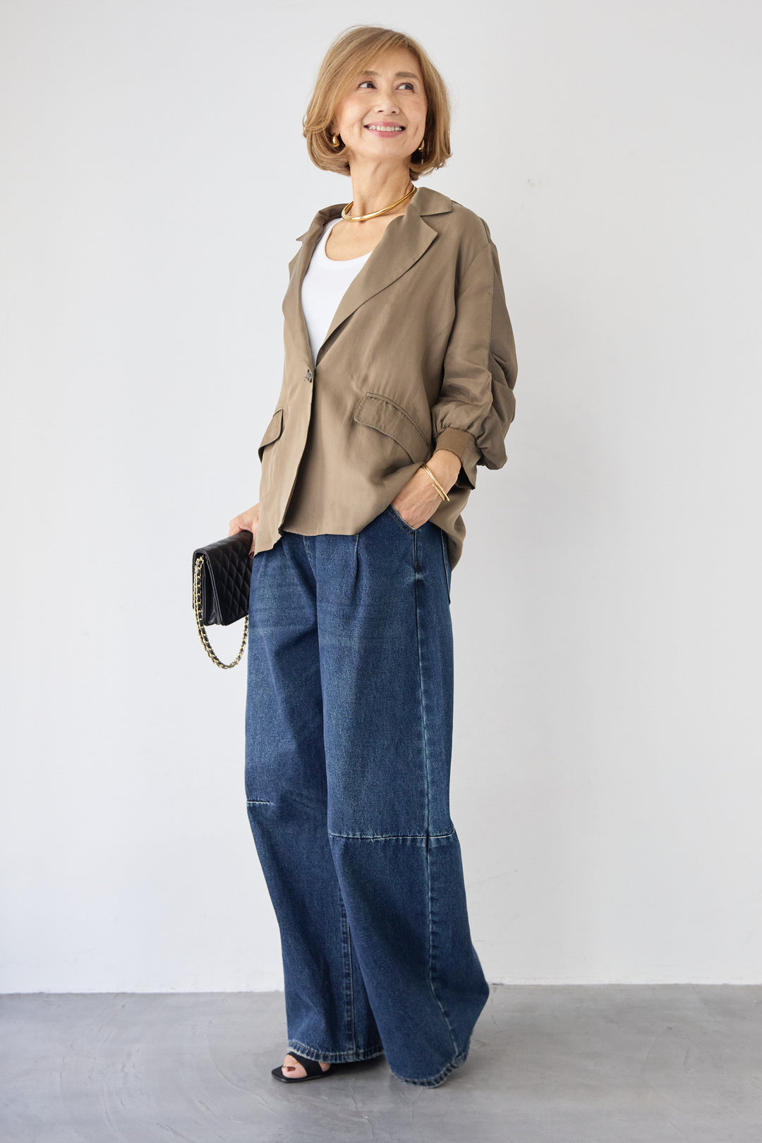 タックスリーブキュプラジャケット