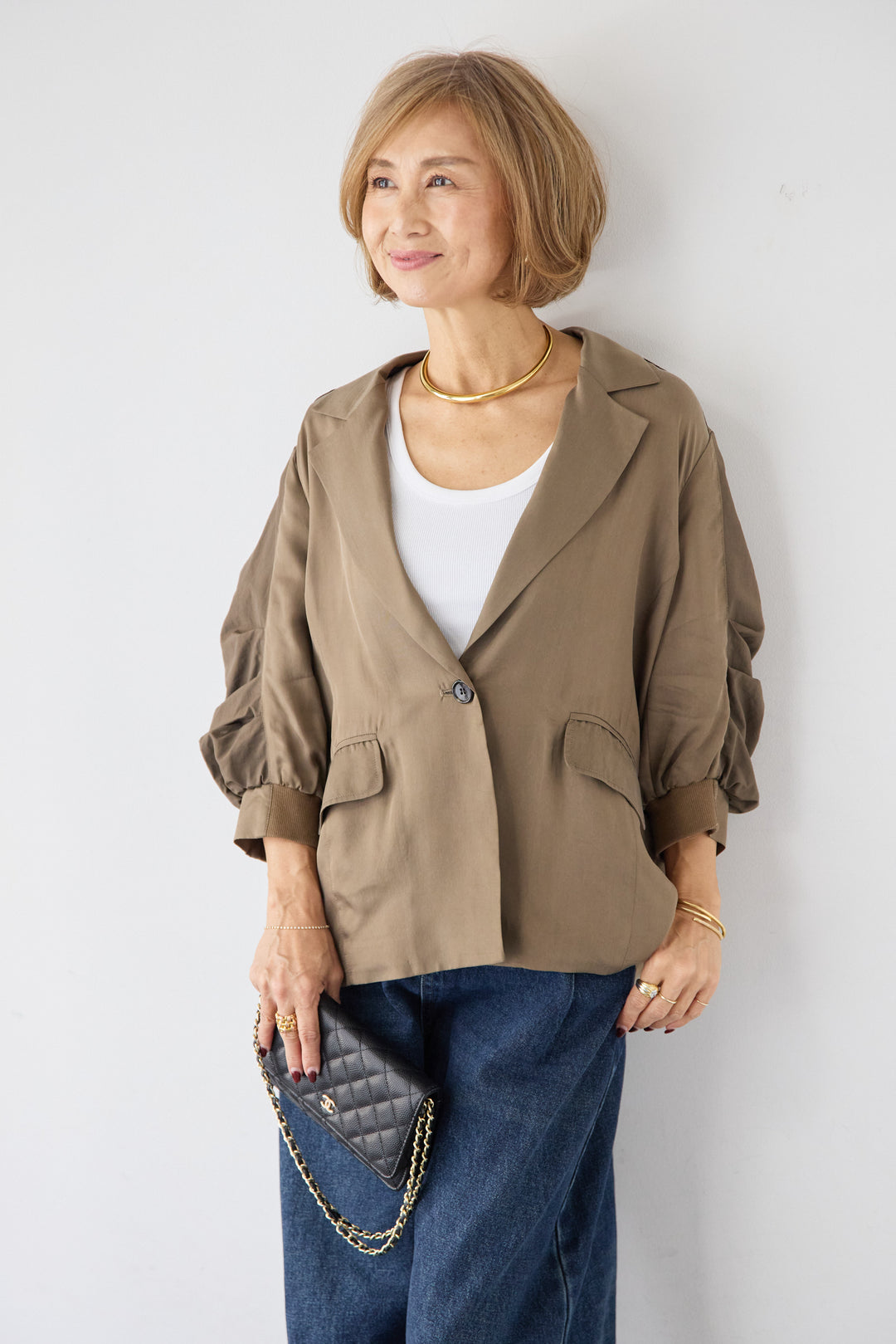 タックスリーブキュプラジャケット