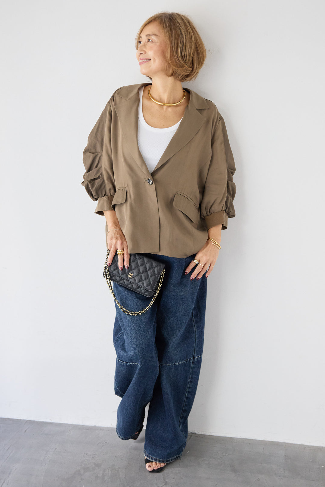 タックスリーブキュプラジャケット