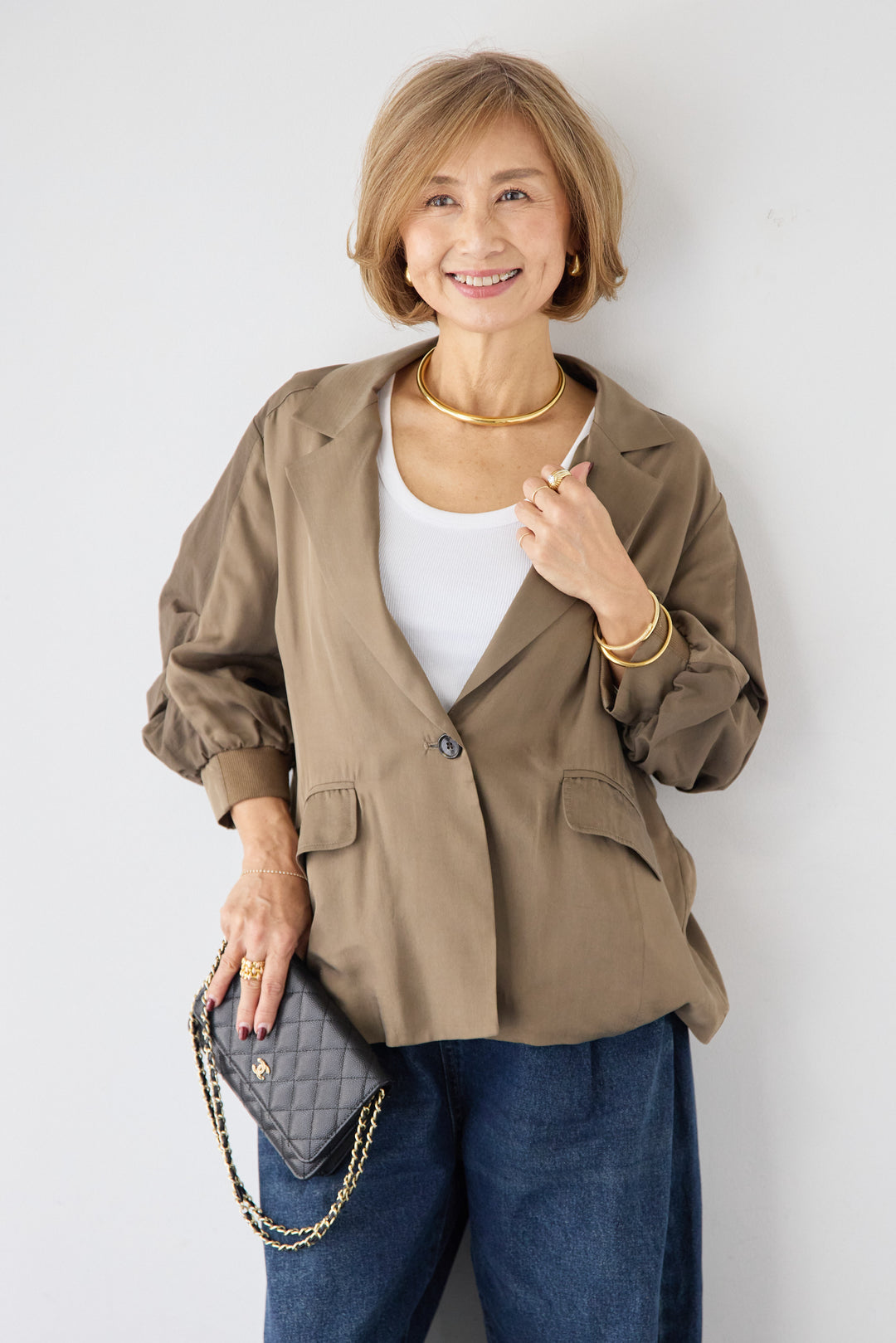 タックスリーブキュプラジャケット