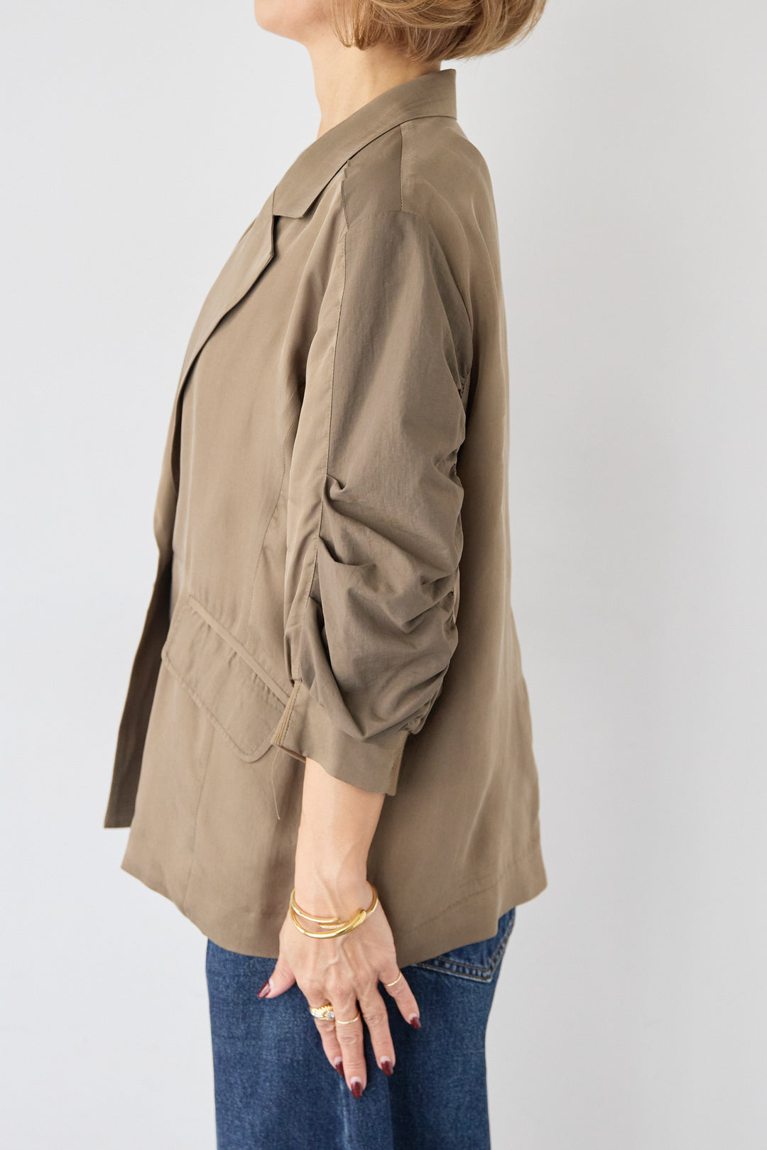 タックスリーブキュプラジャケット