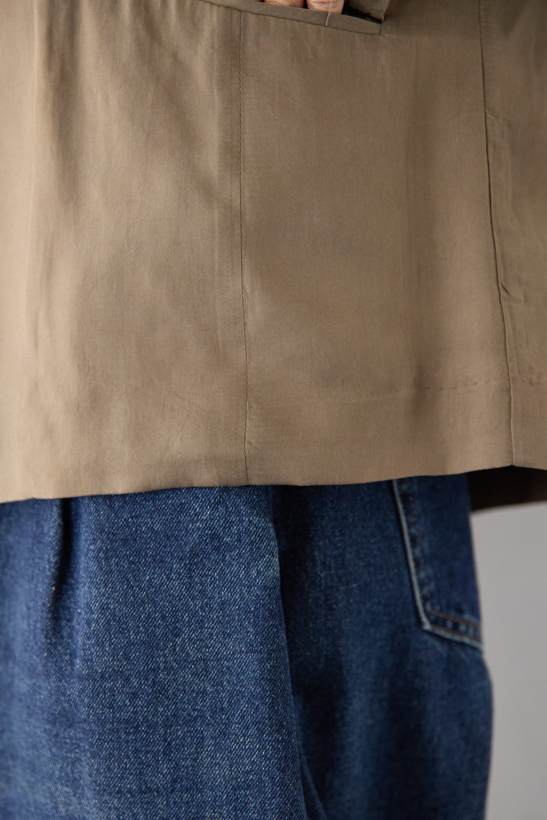 タックスリーブキュプラジャケット