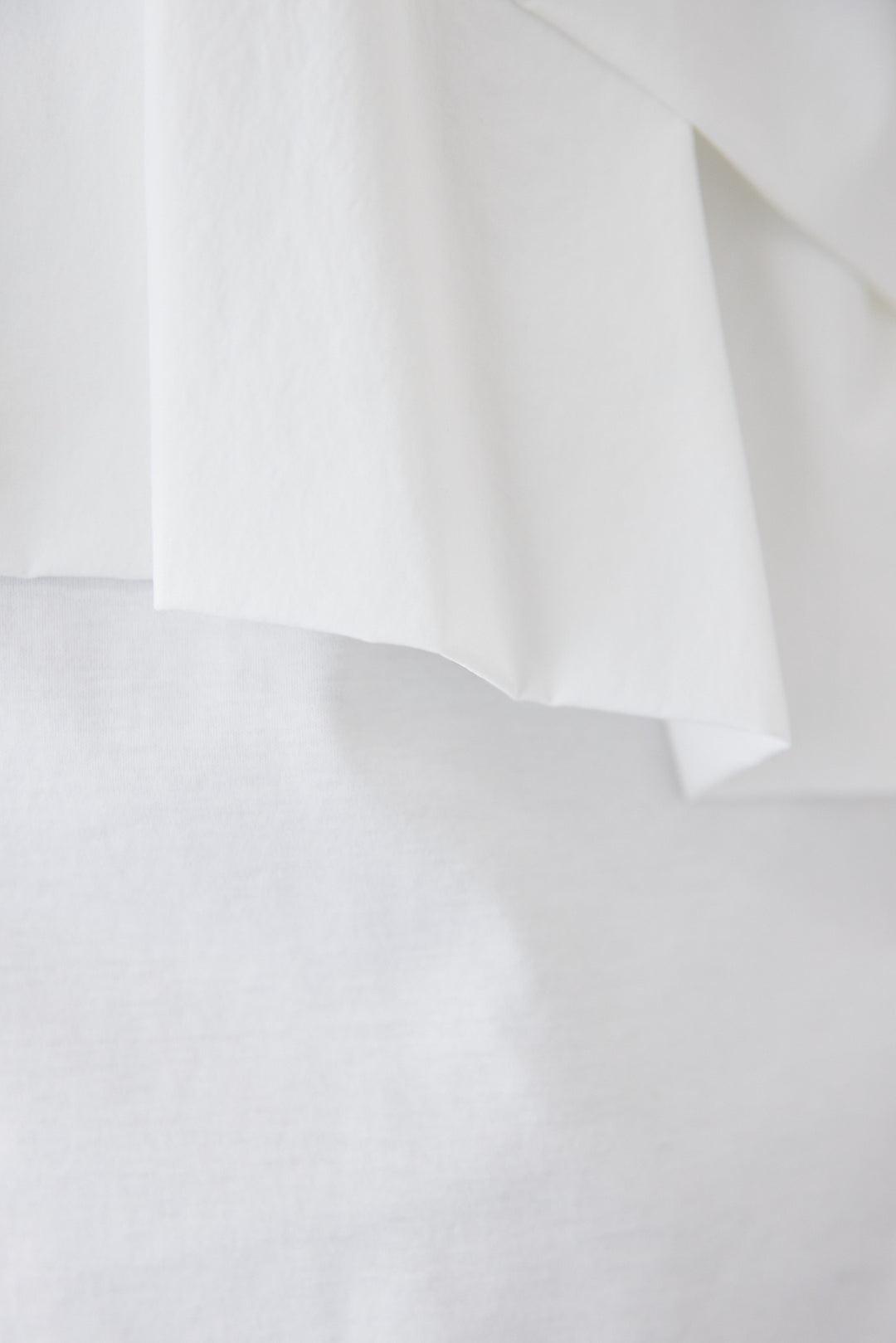 [SET]コンパクトスムース ドッキングフリル+カーブデニムパンツ(2set)